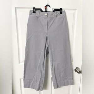 Talbots Striped Wide Leg Cropped Chino Women’s Size 6